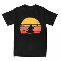 Retro Kayaking Sunset Graphic T-shirt XXXXL
