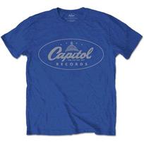 Blue Capitol Records Logo Unisex Tshirt L