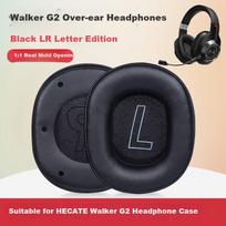Baking Suitable for Edifier Ear Cups HECATE G2 Ear Covers, Wired And Wireless Over-Ear Covers, Foam Covers, Black, One Pair