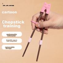 CORN Chopsticks Training Chopsticks for Toddlers, Specialized Practice Chopsticks, Tableware for 3-6 Year Old Babies, Eating Aid And Learning Tool