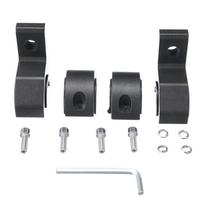 Aluminum Offroad Light Brackets for Roll Cage/Bull Bar (Black)