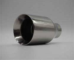 Išmetimo antgalis 63mm/102mm - Sutvirtintas nerūdijančio plieno chromas gray