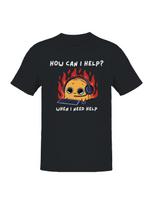 Officially Licensed Sad Nuggie Help Desk Mens T-shirt S