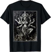 NAUJAS RIBOTAS Kali Mirties Deivė Indų Kalika Hinduizmas Budizmas Marškinėliai Dydis S-5XL XXXXL