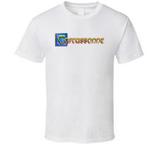 Carcassonne Popular Board Game T Shirt L white