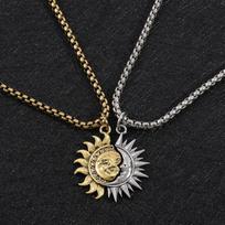 1 pora retro saulės mėnulio pakabukų vėrinys personalizuotas porų choker grandinėlės papuošalas Valentino dienos dovanoms 02