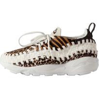 KITH x Nike Footscape Low top Kids Lifestyle Shoes White Brown Unisex IM6045-001 37.5