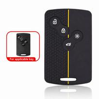 Car Key Case for Renault Duster Captur Clio Logan Megane 1 2 3 Koleos Scenic Nema Fluence Zoe geltona