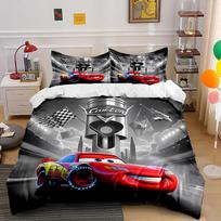 Racing Car Themed Bedding Set for Kids Bedding set (1 duvet cover, 2 pillowcases, duvet not included) 135x200cm