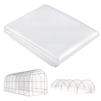 Greenhouse Cover Made of PE, Tarp for Covering Plants, UV Resistant, Waterproof, FILM ONLY 7 x 8 m 800 x 700 x 1 cm