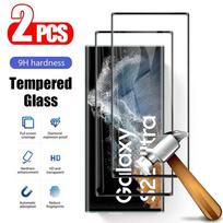 2 vnt grūdintas stiklas, skirtas Samsung Galaxy S22 Ultra S21 S23 Plus apsauginis stiklas, skirtas S20 S21 FE S24 Plus S22 ekrano apsauginė plėvelė Note 8 gryna