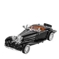 1/32 mastelio Benz 500K 1936 lydinio metalo liejimo modelis automobilis Klasikiniai jausmai Namų madingos dekoracijos Kolekcionuojami daiktai Dovana juoda
