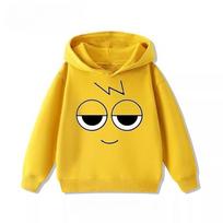 Sprunki Music Rhythm Box Peripheral Children's Hoodie Sweatshirt Boy and Girl Clothing Autumn and Winter Warm Children's Clothes 110