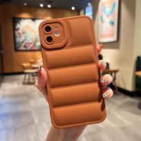 15PROMAX Down Jacket for IPhone16 Mobile Phone Case Ins Style 14 Protective Cover Soft 13 Anti-fall 11 For  iPhone16