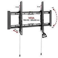 Televizoriaus laikiklis Fiber FN 75T, 37-80 colių, iki 75 kg, VESA 600x400 mm, juodas
