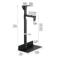 PC Under Desk Mount Computer Case Holder CPU Mount Heavy Duty Computer Case Stand Under Desk PC Stand Holder For Table Floor juoda