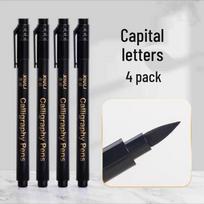 Beautiful Brush Calligraphy Practice Pen Set - Soft Tip, Refillable, Large/Medium/Small Sizes, Ideal for Sutras, Painting, Art Outlining