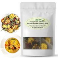 Ekologiškos kiaulpienių ir goji uogų arbatos pakeliai 120g/12 pakelių — Žolelių arbata, naudinga inkstų ir kepenų sveikatai 1bag/12pcs