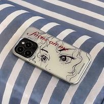 ins Japanese Korean Anime Girl Phone Case for iPhone 17 16e 16 15 14 13 12 11 Air Pro Max XR 8 Plus Luxury Clear Soft Back Cover iPhone 11