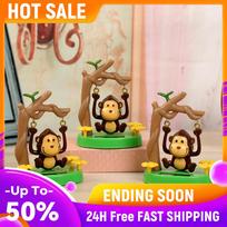Solar Dancing Monkey Toy Solar Powered Swing Monkey Cute Car Dashboard Bobblehead Cartoon for Car Interior Decoration China Mainland