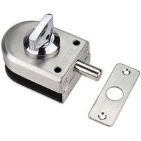 Glass Door Lock 304 Stainless Steel Knob Sliding Gate Floor Latch Single Bolt Keyless Anti-Theft Security Lock sidabras