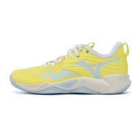 Mizuno WAVE MOMENTUM PRO Volleyball Shoes Unisex Low Top Yellow/Blue V1GC254075 36