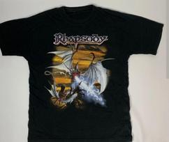Band Rhapsody Power of the Dragonflame Shirt Cotton For Men Women XXXXL