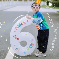 Birthday Scene Decoration, Number 5 Birthday Balloon, 32 Inches, for Boys And Girls, Celebration Props, Decorations And Setup