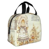 Cartoon S-Sarahs K-Kays Thermal Insulated Lunch Bags Women Girl Portable Lunch Container for School  Multifunction Food Box One Size