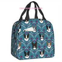 Funny Corgi Dog Insulated Lunch Bags for Women Portable Cooler Thermal Food Box Kids School Children One Size
