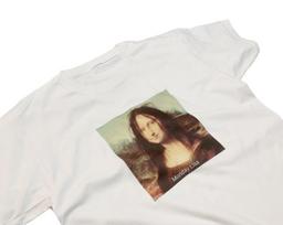 Funny 'Monday Lisa' T-Shirt, Mona Lisa Parody M