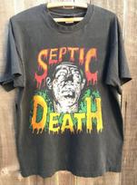 Vintage Septic Death Band Graphic Charcoal Cotton T shirt Unisex S-5XL KH17919 L