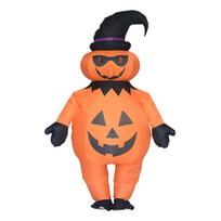 Pripučiamas moliūgo raganos kostiumas suaugusiems 150-190cm oranžinė