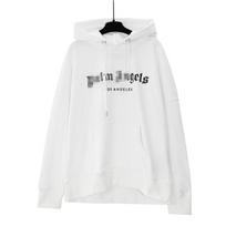 Cross-border European and American trendy brand palm angel rhinestone lettered logo printed hoodie hoodie for men and women S