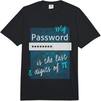 My Password: The Last 8 Digits of Pi Math Comfort Colors Adult Heavyweight  Unisex T-Shirt L