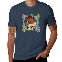 Flowers Big Face Character TShirt Plus Size Lightweight Tee Shirt S
