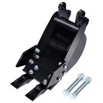 Siauras kasimo kaušas 7,87 colio 0,98 colio skylės skersmuo 3,54 colio centrinis ratų bazė metaliniai dantys tranšėjų kasimo mini ekskavatoriui alloy steel black