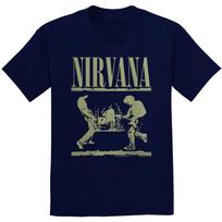 Nirvana Kurt Cobain Stage Perforunisexce Unisexs Tshirt Unisexs L