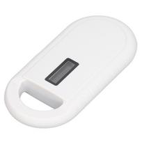 Gyvūno ID mikroschemų skaitytuvas 134,2 kHz, įkraunamas per USB, gyvūno kortelių skaitytuvas su saugojimo funkcija augintiniams ABS gray