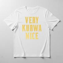 Polska Koszulka Very Kurwa Nice Polish Unisex TShirt Gift Top Tee S