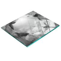 Decorative Glass Kitchen Cutting Board Fractal Clouds 60X52 Cm