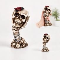 Novelty Hand Vase with Three Monkeys Design - Desktop Decorative Flower Arrangement for Home One Size