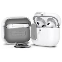 Penggu Compatible Apple AirPods 4 Protective Case Magnetic Auto-Open Noise-Cancelling Silicone Earphone Case White