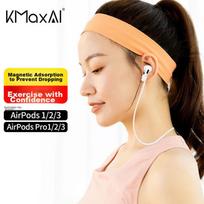 KMaxAI Magnetic Anti-Loss Strap Apple AirPods 4/3/2 Pro, True Wireless Bluetooth Neckband for Fourth Generation AirPods, Running Anti-Drop White