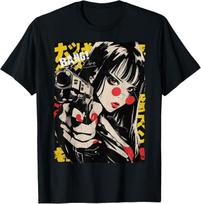 Japanese Streetwear Cyberpunk Retro Techwear Manga Anime T-Shirt S