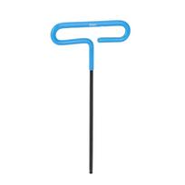 High Strength 4mm T Bar Hex Wrench Featuring Comfortable Blue Handle Ideal For Mechanical And DIY Projects 1