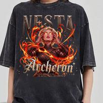 Nesta Archeron Acotar Shirt, Cassian Sarah J Maas Merch, Inner Circle The Night Court Tshirt, SJM Book Fan Merch, You Do Not Yield XL
