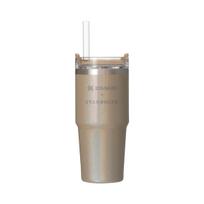Starbucks 3Way Stainless Steel Tumbler Stanley Champagne Gold 414ml ONE SIZE auksas