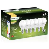6X Żarówka Led E14 Kulka P45 2,5W = 25W 249Lm 3000K Ciepła 180° Lumiled