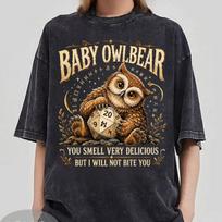 Baldur's Gate DnD Game Tee, Astarion Owlbear Bg3 Shirt, Dark Humor Tee, Astarion BG3 Shirts, Astarion Bulders, Funny Astarion Game Fan Shirt XL